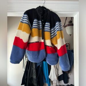Free people hit the slopes Fleece Jacket